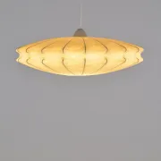 Rare vintage cocoon lamp by Friedel Wauer for Goldkant Leuchten, 1960s