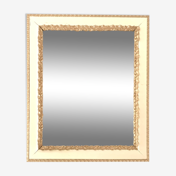 Miroir ancien doré style Louis XV Rococo  époque Napoleon III