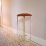 Wireframe birdcage stool