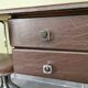 Vintage industrial style desk with swivel chair
