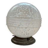 Art Deco glass globe ceiling light from Clichy
