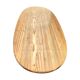 Extendable oval pine dining table 1970s