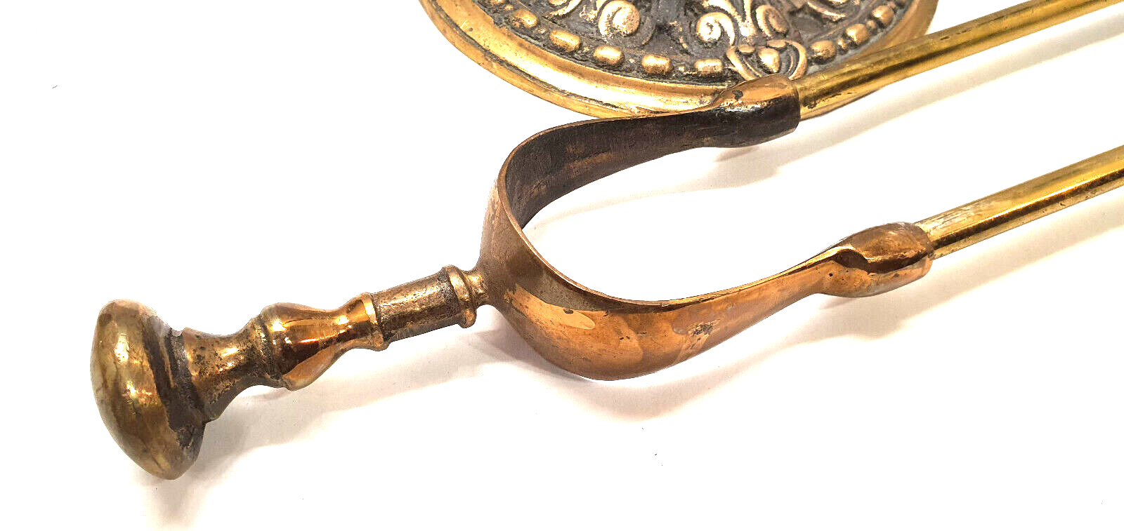 Bronze fireplace servant