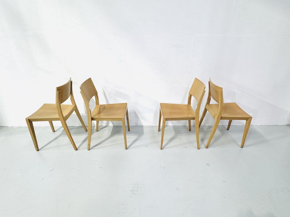 Vintage Danish dining chairs, 1980s, set of 4