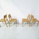 Vintage Danish dining chairs, 1980s, set of 4