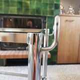 Convertible vintage rolling serving cart