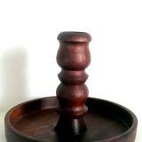 Vintage wooden candle holder