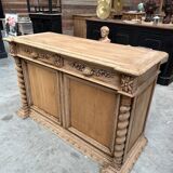 Late 19th century counter in solid oak