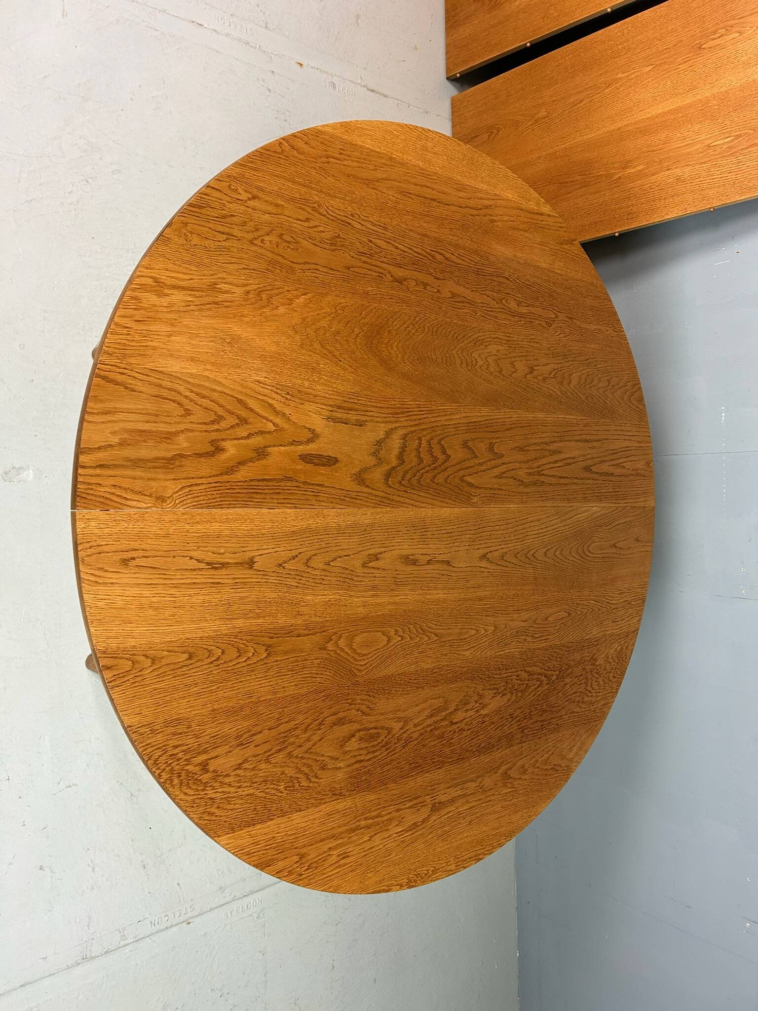 Hans J. Wegner round PP70 extendable dining table for Andreas Tuck, Denmark 1970