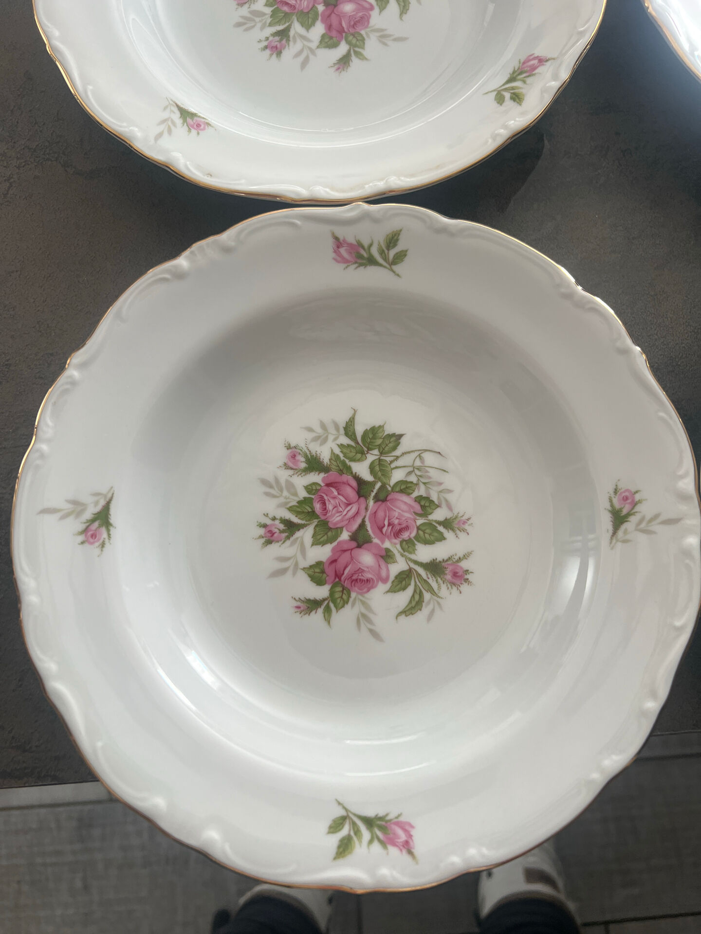 Set of 6 deep plates, Winterling