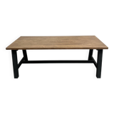 Modern solid oak dining table