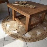 Roxanne raw wood coffee table