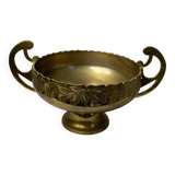 Saladier art nouveau en laiton