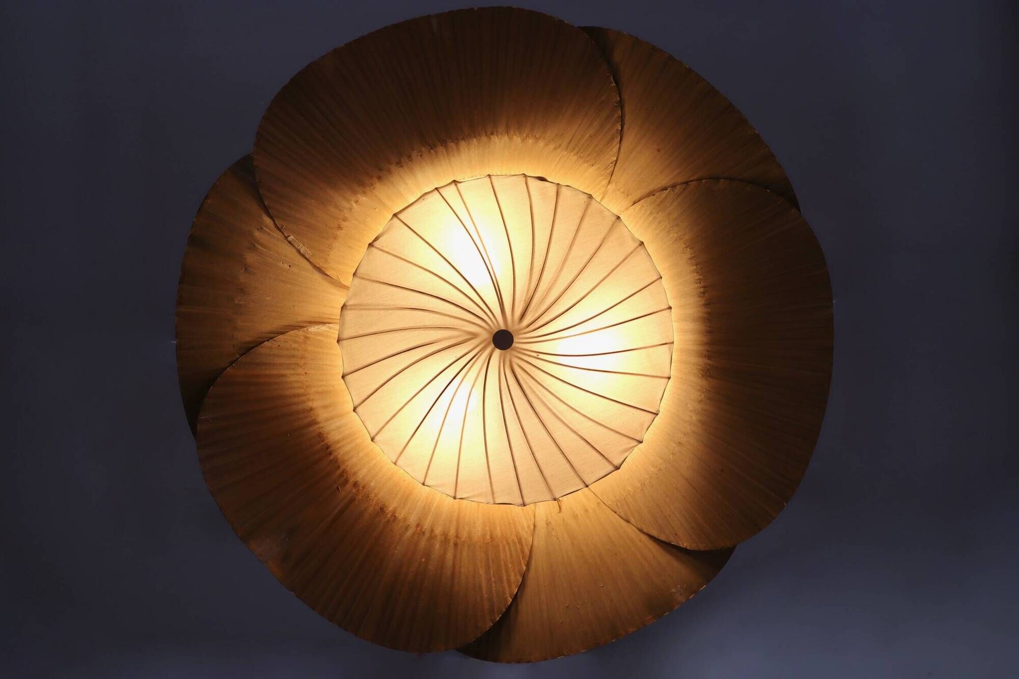 Hana I Chandelier, Uchiwa Series By Ingo Maurer For Design M, Germany, 1970s