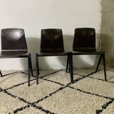 Stackable Pagholz Galvanitas S22 Compas Dining Room Chairs, 1960s