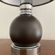Space Age lamp in chrome metal