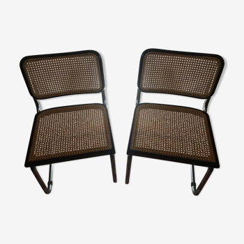 Paire de chaises Cesca B32 Marcel Breuer