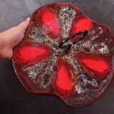 Cheese service Vallauris | Glazed volcanic red ceramic