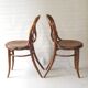 2 chaises bistrot N°20 , vers 1900 assise bois.