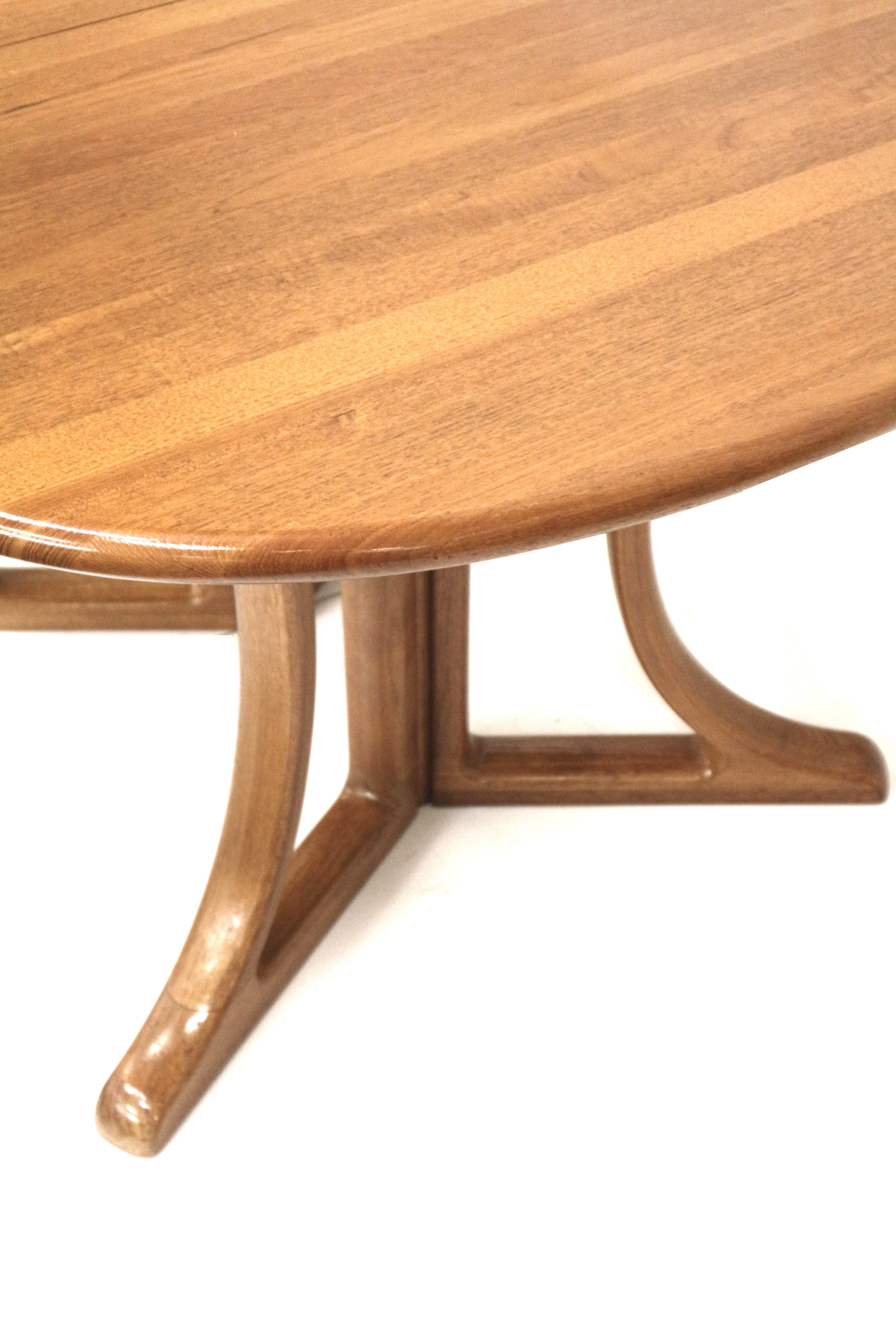 Danish design extendable teak dining table from the 1960s