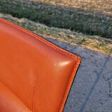 Set of 2 Matteo Grassi leather chairs