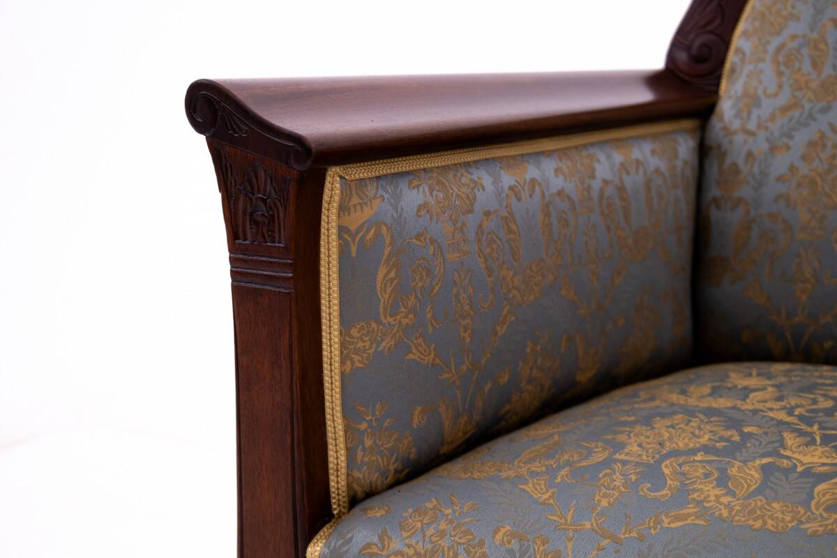 Biedermeier armchairs, Northern Europe, circa 1880.
