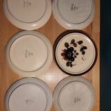 Set of flat plates