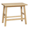 Scandinavian design stool Hübsch in light oak