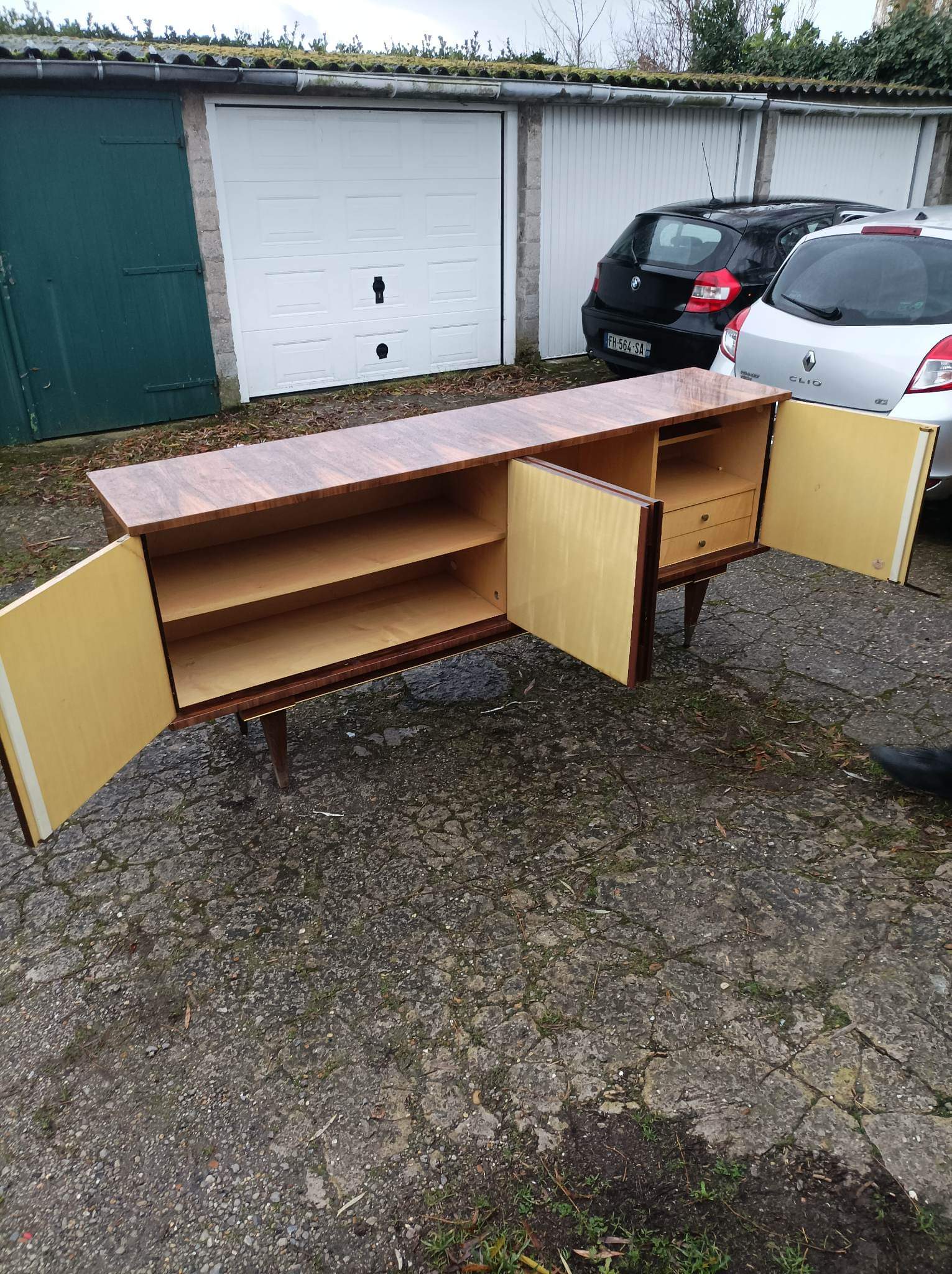 Enfilade meuble en macassar art déco