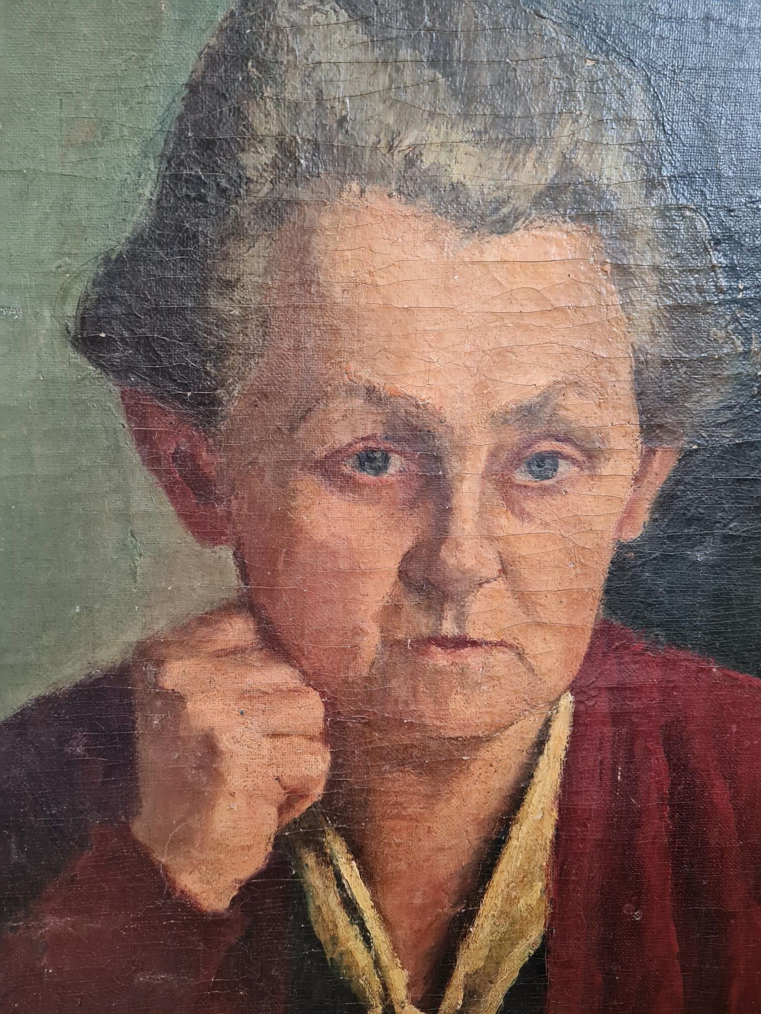 Vintage oil painting