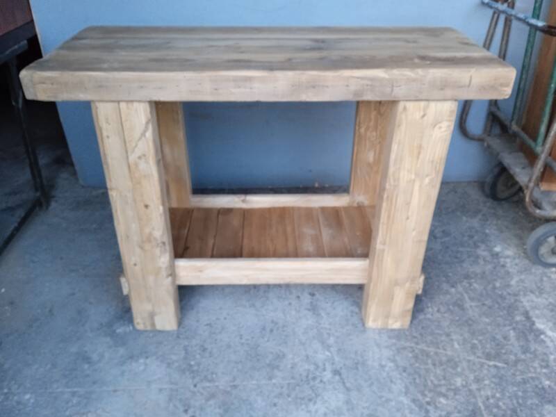 Workbench 119cm old solid wood