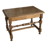 Low stool, thin turned legs with spacer