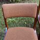 Chaises tissus chiné vintages