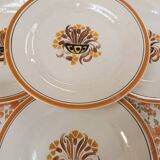 Ceramic plates Creil and Montereau
