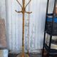 Porte manteau perroquet en rotin et osier années 60 vestiaire d'entrée