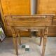 Desk desk in pitchpin early 20th century with drawer