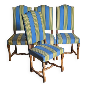 4 Louis XIII chairs