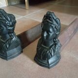 Pair of old andirons