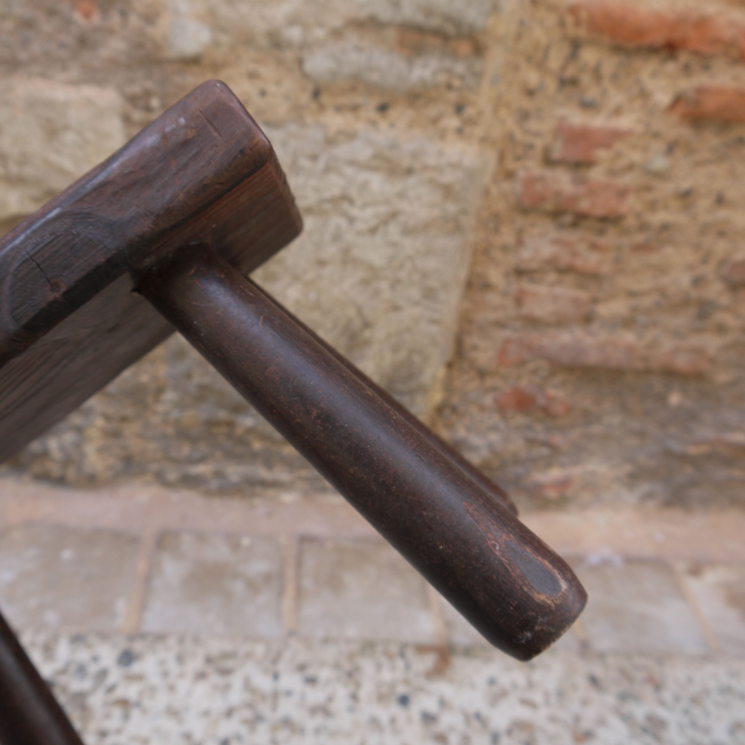 Wooden stool