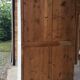 White patinated wardrobe