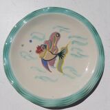 3 plates Cérenne Vallauris Les Pisces