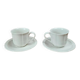 Two cups & saucers Villeroy & Boch – Manoir