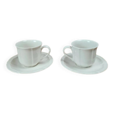 Two cups & saucers Villeroy & Boch – Manoir