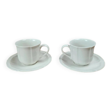 Two cups & saucers Villeroy & Boch – Manoir