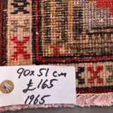 Tapis turc vintage 90x51 cm