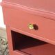 Terracotta pink bedside table