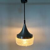 Scandinavian vintage bubble glass tulip pendant light