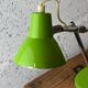 Small green bedside lamp