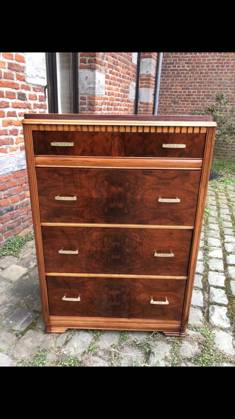 Art Deco chest of drawers