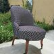 Fauteuil crapaud restauré